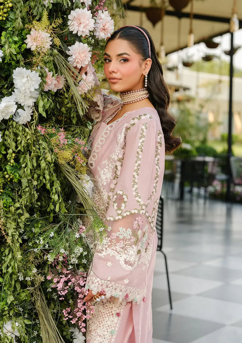 Elaf Embroiderd Lawn Suit ELH-3B OH MY ROSE