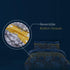 100% Pure Cotton Printed Duvet Cover Set - Blossom Mustard