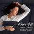 Bedding Set Brushed Microfiber Satin Stripes Easy Care Duvet Cover with Pillowcases - Black