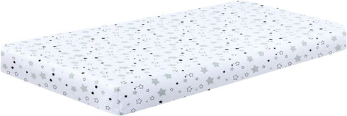 Cot Bed Sheets Super Soft Breathable Polycotton Fitted Sheet - Star