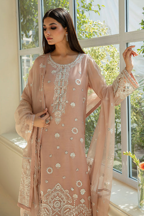 Baroque Embroidered CHIFFON 3 Piece suit UF-389