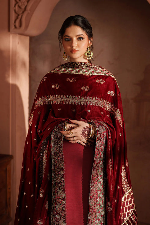 Iznik Embroidered Velvet Suit IV-56