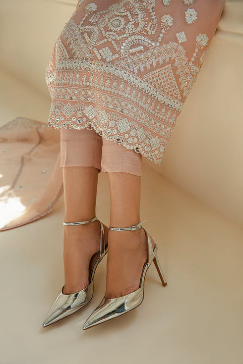 Baroque Embroidered CHIFFON 3 Piece suit UF-389