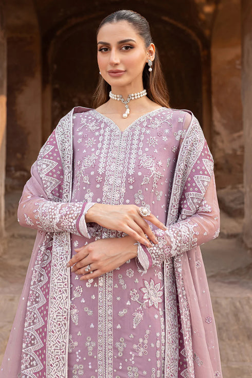 Farasha Chiffon 3 Piece Suit Pastel Mist