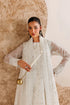Farasha Embroidered Chiffon Suit Alpine White