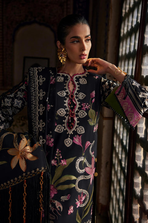 Elan Embroiderd Lawn Suit AZUREH (EL25-04 A)