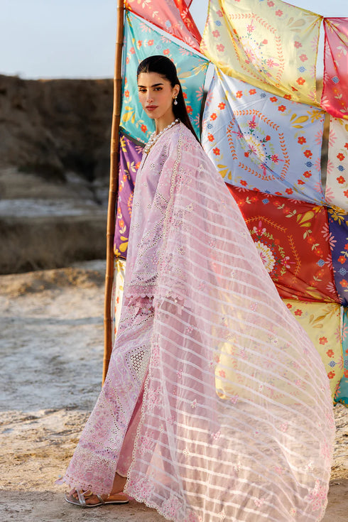 Emaan Adeel Embroidered Lawn Suit SUMMER SORBET