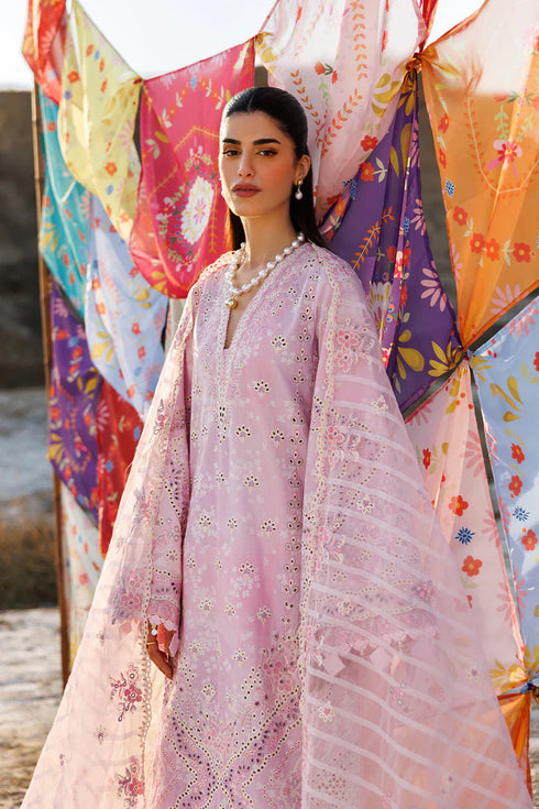 Emaan Adeel Embroidered Lawn Suit SUMMER SORBET