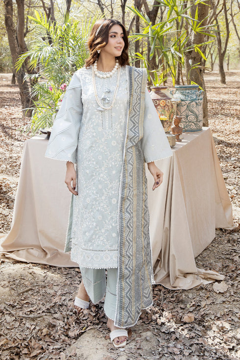 Adan Libas Embroidered Lawn 3 Piece suit Blossom 5101