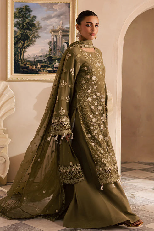 Eman Adeel Embroidered Chiffon Suit DELARAM