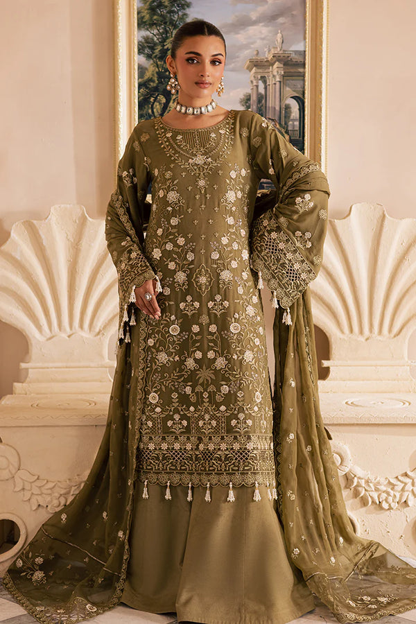 Eman Adeel Embroidered Chiffon Suit DELARAM
