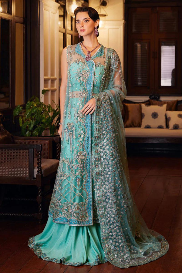 Mushq Embroidered Net 3 Piece suit ASTRUM