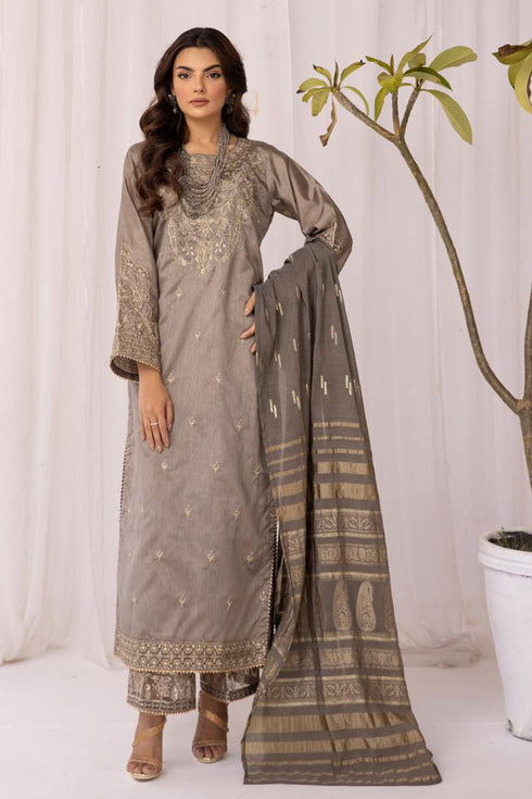 Simran Raw Silk 3 Piece Suit SM-11