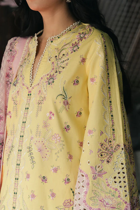 Afrozeh Embroidered Lawn 3PC Suit Lamha