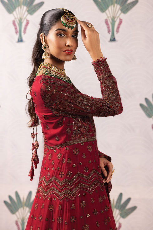 Iznik Embroidered Chiffon 3 piece suit ISC-08 MANAK