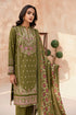 Farasha Embroidered Khaddar 3 Piece Suit Olivine