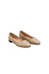 Women's Nude Closed Toe Ballet Flats