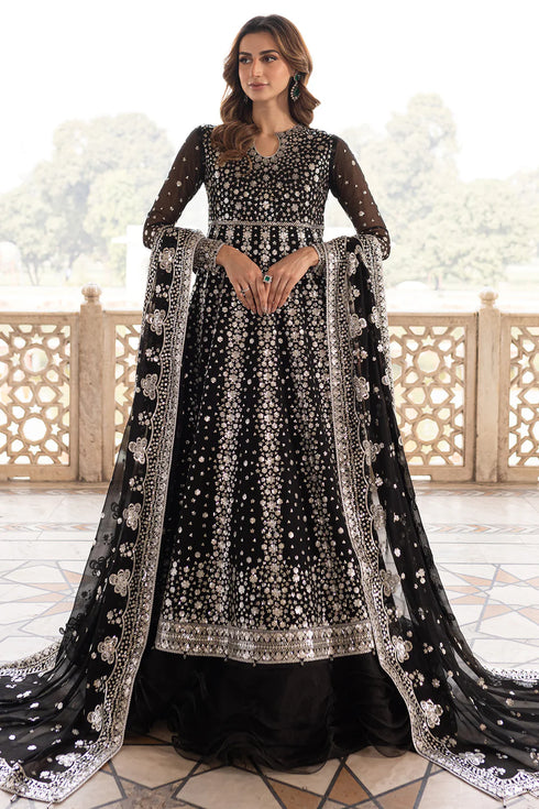 Farasha Chiffon 3 Piece Suit Midnight Orchid