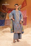 Asim Jofa Printed Embroidered Lawn 3 Pcs Suit AJUBU-11