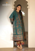 Asim Jofa Embroidered Jacquard 3 Pcs Suit AJUBU-03