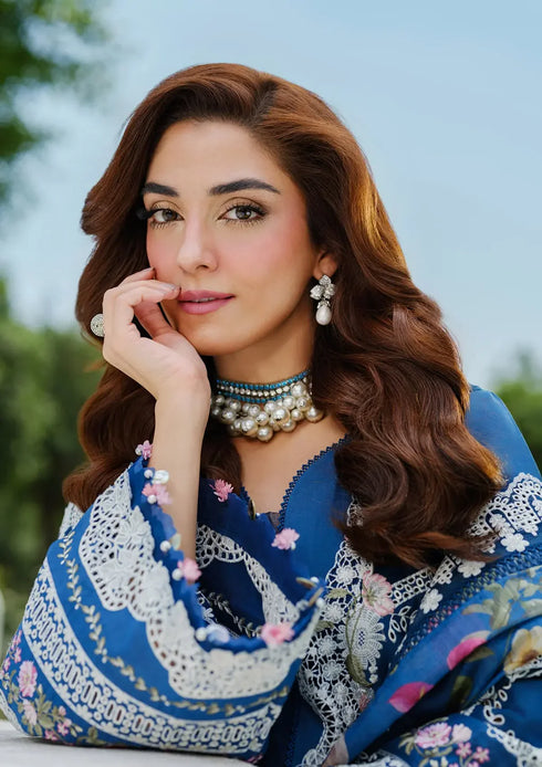 Elaf Embroiderd Lawn Suit ELH-2A ZIVA