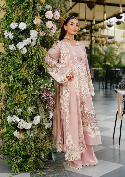 Elaf Embroiderd Lawn Suit ELH-3B OH MY ROSE