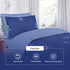 100% Cotton Kids Children's Bedding Set Reversible Duvet Cover with Pillowcase-Star Blue
