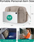BAGSMART 24L Women’s Camel Gym & Travel Bag with Wet Pocket – Weekend Overnight Cabin Holdall with Trolley Sleeve