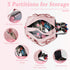 Pink GLGHMH Large Gym Bag with Shoe Compartment & Wet Pocket – Lightweight Sports Travel Holdall with 2 Shoe Bags