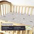 Cot Bed Sheets Super Soft Breathable Polycotton Fitted Sheet - Sleeping Moon Teddy