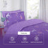 100% Cotton Kids Children's Bedding Set Reversible Duvet Cover with Pillowcase-Unicorn Purple