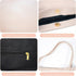 LassZone Nude Large Vegan Leather Tote Bag for Women with Inner Zip Pocket