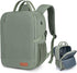 Gray Green Ryanair Cabin Bag 40x30x20 cm, Underseat Travel Backpack with Laptop Compartment, Wet Pocket and Bottle Holders