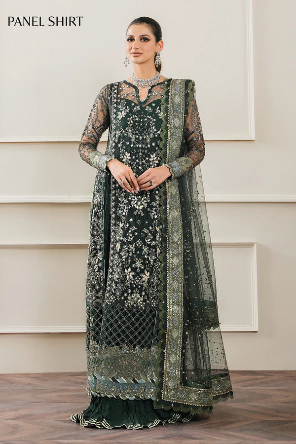 Baroque Embroidered Net 3 Piece Suit CH12-05