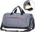 Gray 35L Gym Bag with Shoes Compartment and Wet Pocket