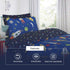 100% Cotton Kids Children's Bedding Set Reversible Duvet Cover with Pillowcase - Space Blue