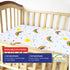 Cot Bed Sheets Super Soft Breathable Polycotton Fitted Sheet - Rainbow