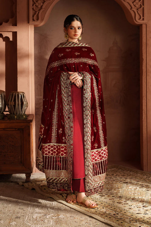 Iznik Embroidered Velvet Suit IV-56