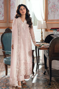 Azure Embroidered Khaddi Net Suit Rosebud