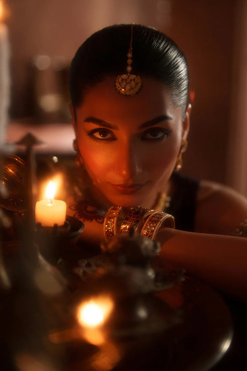 Iznik Embroidered Velvet Suit IV-63