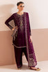 jazmin Embroidered Velvet Suit CVF D-05
