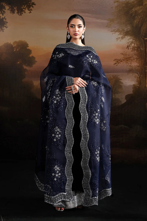 Alizeh Embellished Velvet Suit AF-VLT-2208-Velvetine