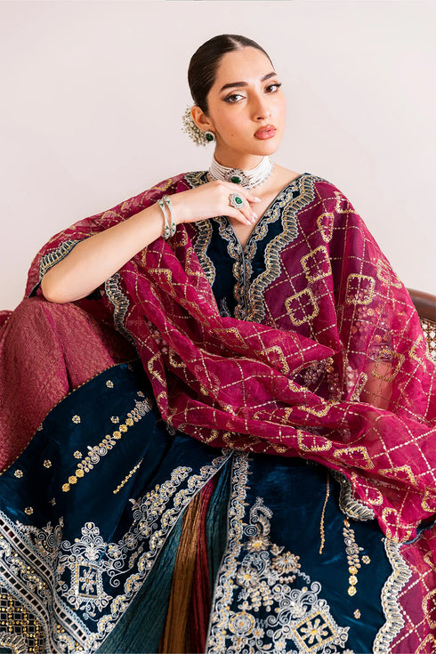 Alizeh Embellished Velvet Suit AF-VLT-2222-Mehroob