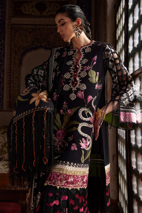 Elan Embroiderd Lawn Suit AZUREH (EL25-04 A)