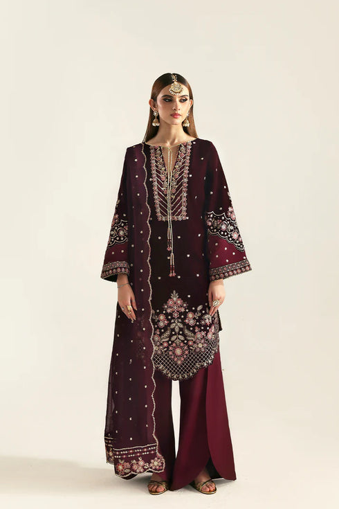 Emaan Adeel Embroidered Velvet Suit KANWAL