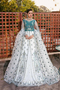 Akbar Aslam Embroidered Organza 3 Piece suit SEDNA