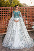 Akbar Aslam Embroidered Organza 3 Piece suit SEDNA
