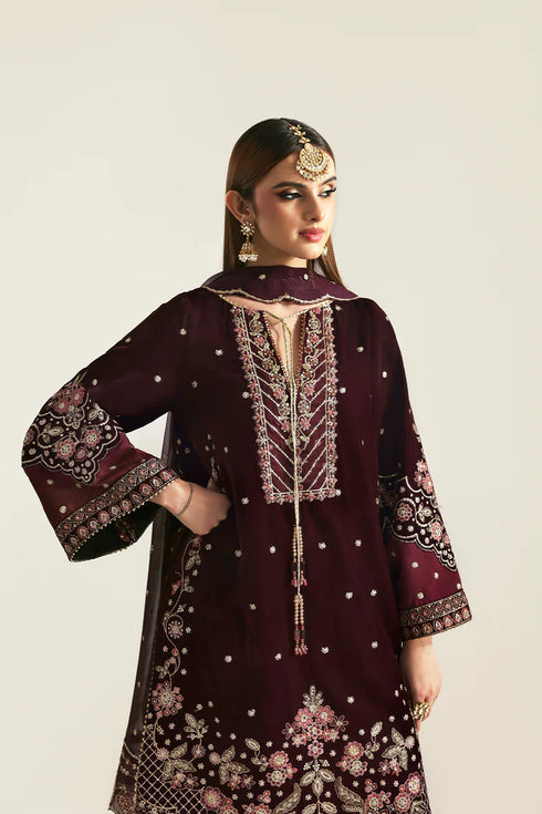 Emaan Adeel Embroidered Velvet Suit KANWAL