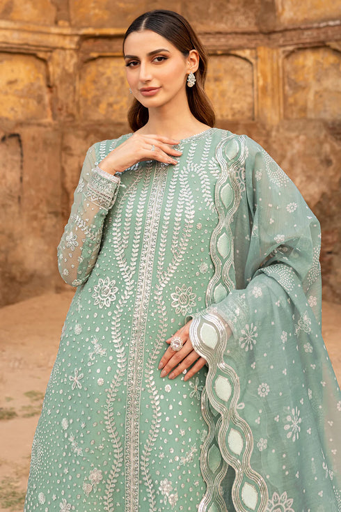 Farasha Chiffon 3 Piece Suit Ocean Light