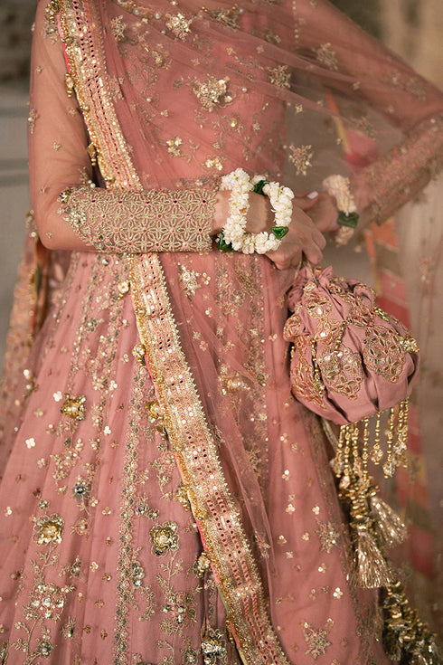 Mohsin Naveed Ranjha Embroidered Net Suit Khushboo